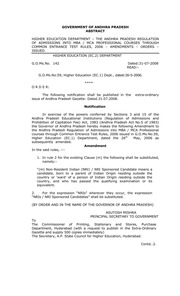 Andhra Pradesh Government Order, 2008-07-31, Ehe01 - Higher Education, Manuscript, Number 142