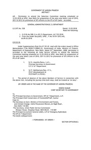 Andhra Pradesh Government Order, 2018-03-12, Gad01 - General Administration, Routine, Number 538