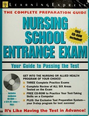 Nursing school entrance exam : your guide to passing the test